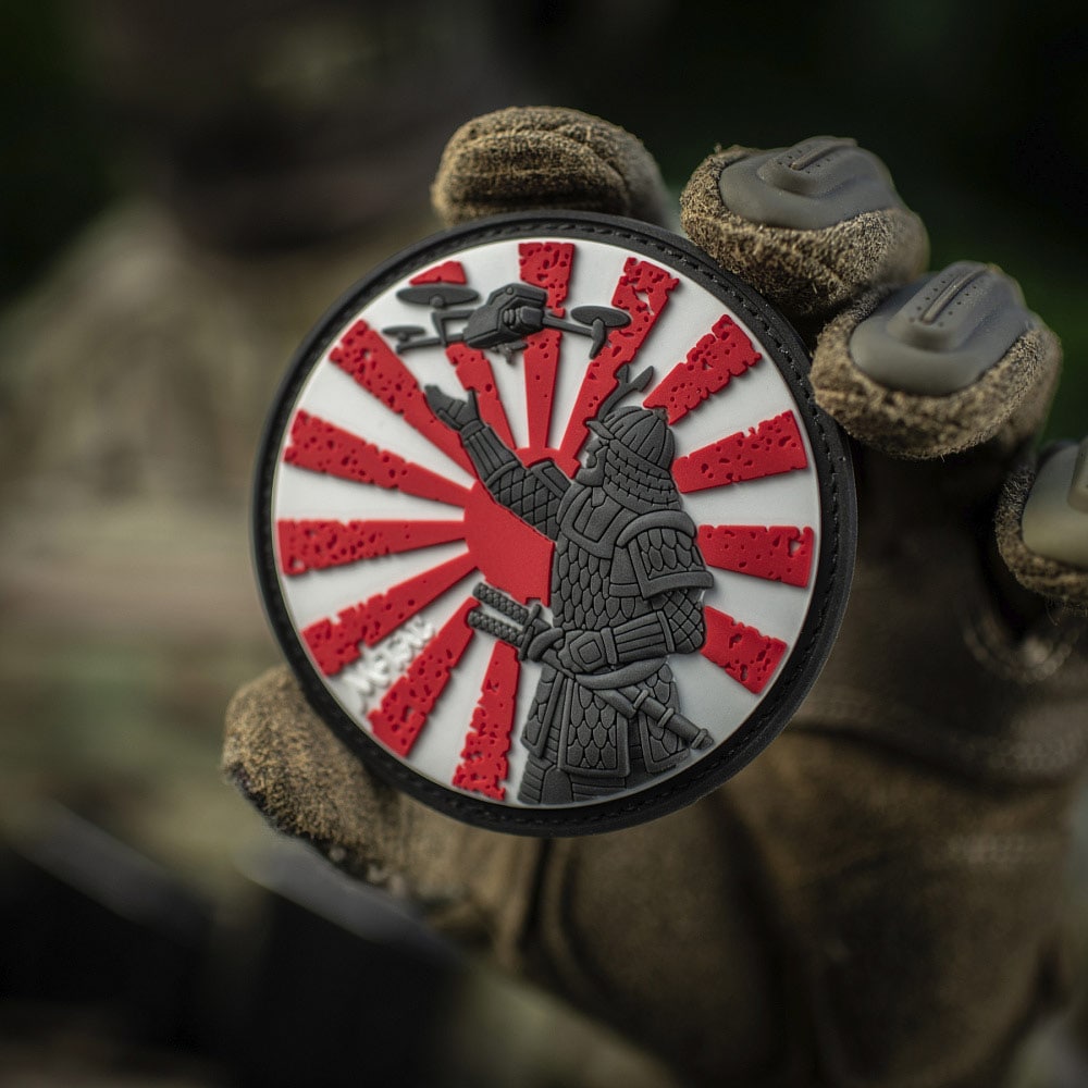 M-Tac Way of the Samurai 3D PVC Morale Patch - Red/Black