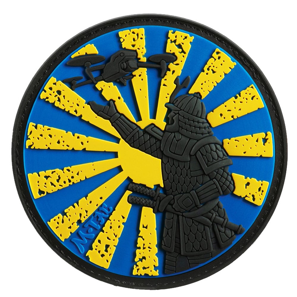 M-Tac Way of the Samurai 3D PVC Morale Patch - Blue/Yellow