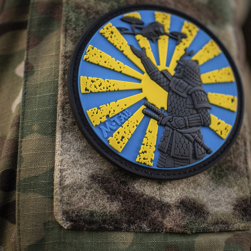 M-Tac Way of the Samurai 3D PVC Morale Patch - Blue/Yellow