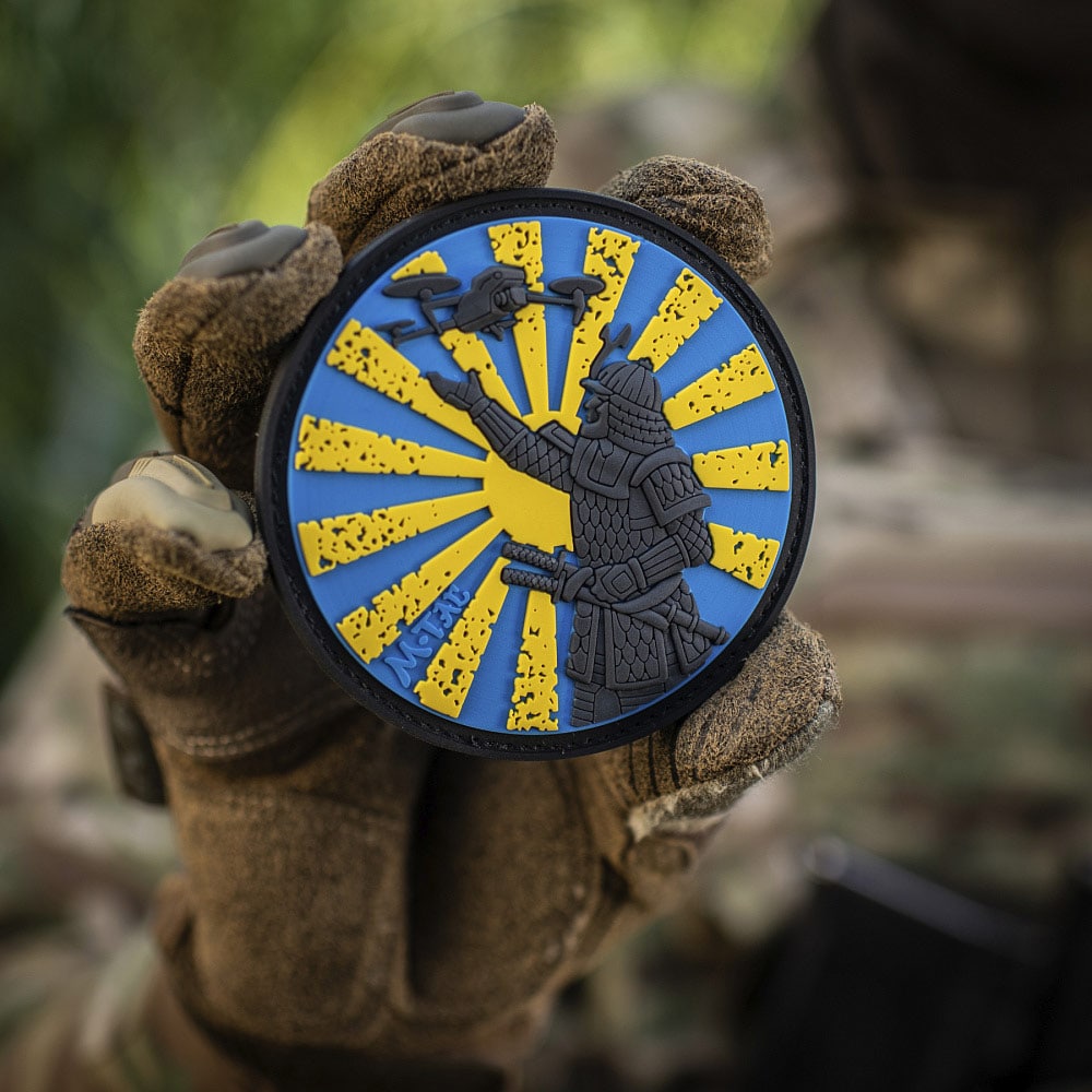 M-Tac Way of the Samurai 3D PVC Morale Patch - Blue/Yellow