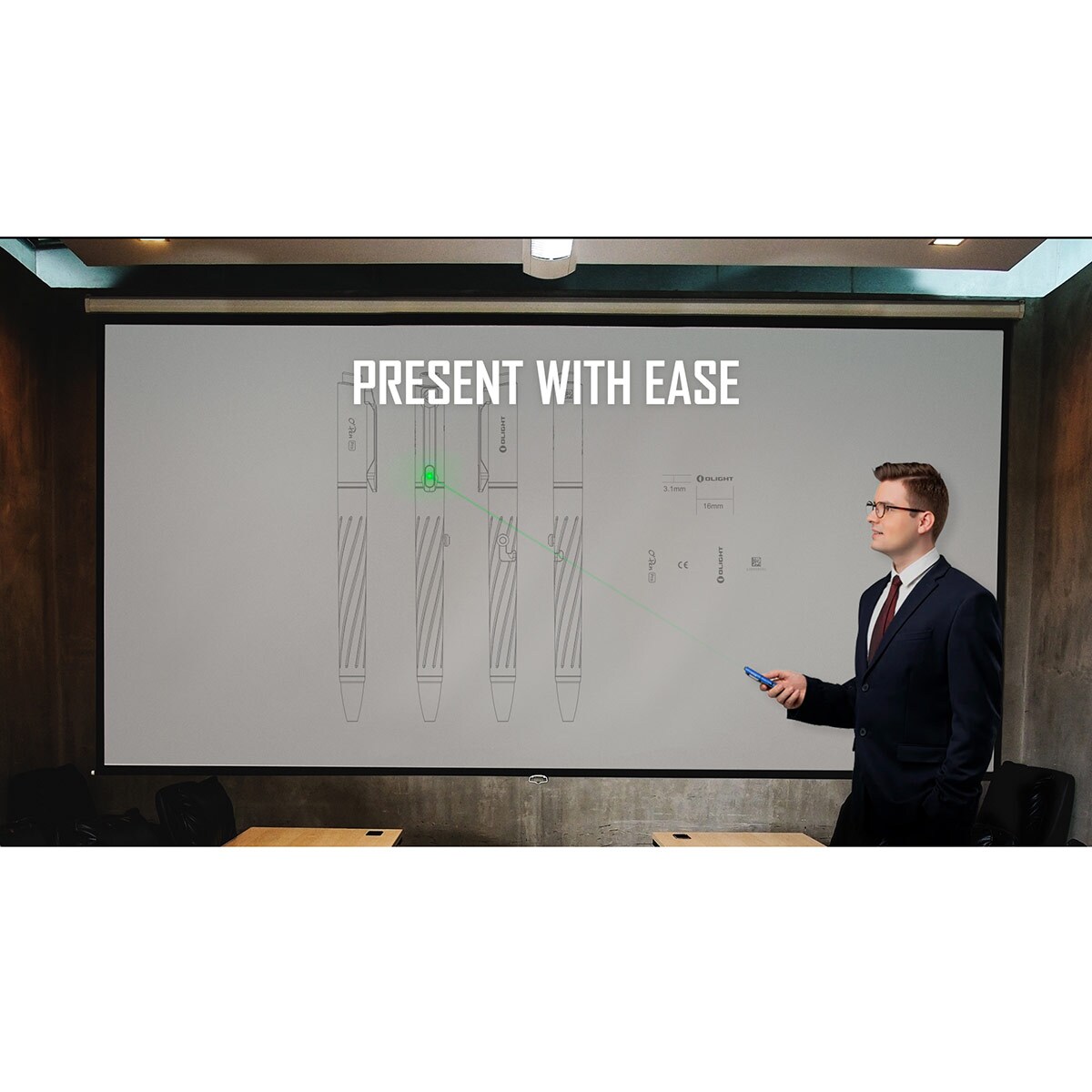 Olight O'Pen Pro Torch Black - 120 lumens