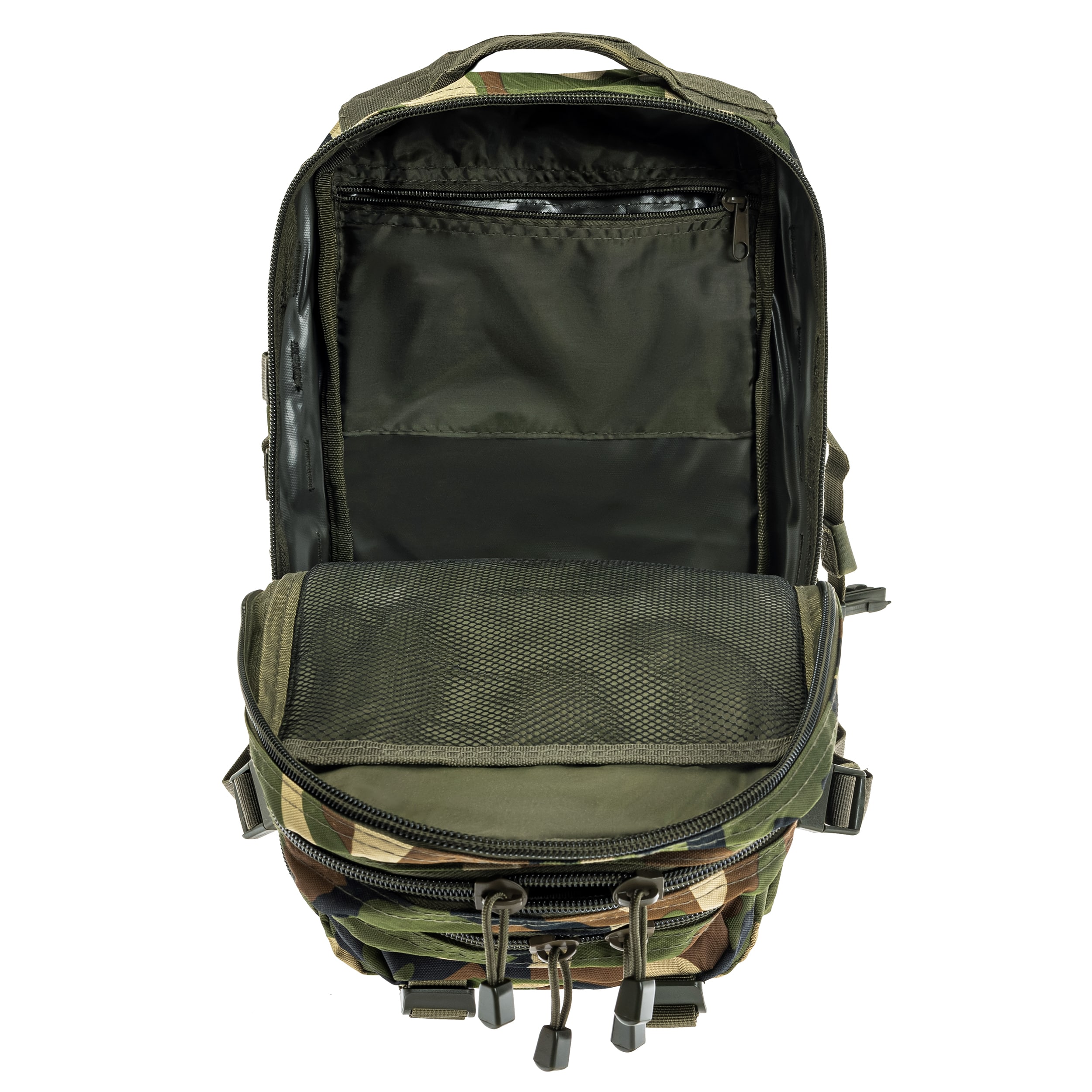 Mil-Tec Small Assault Pack Backpack 20 l - Woodland