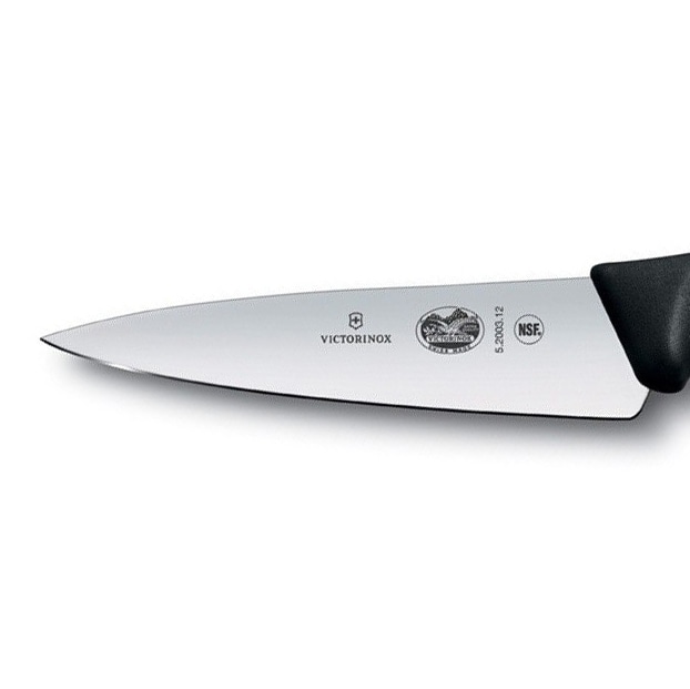 Victorinox Black Wide Blade 12 cm Kitchen Knife