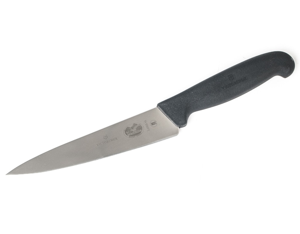 Victorinox Black Wide Blade 15 cm Kitchen Knife