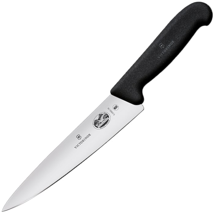 Victorinox Black Wide Blade 19 cm Kitchen Knife