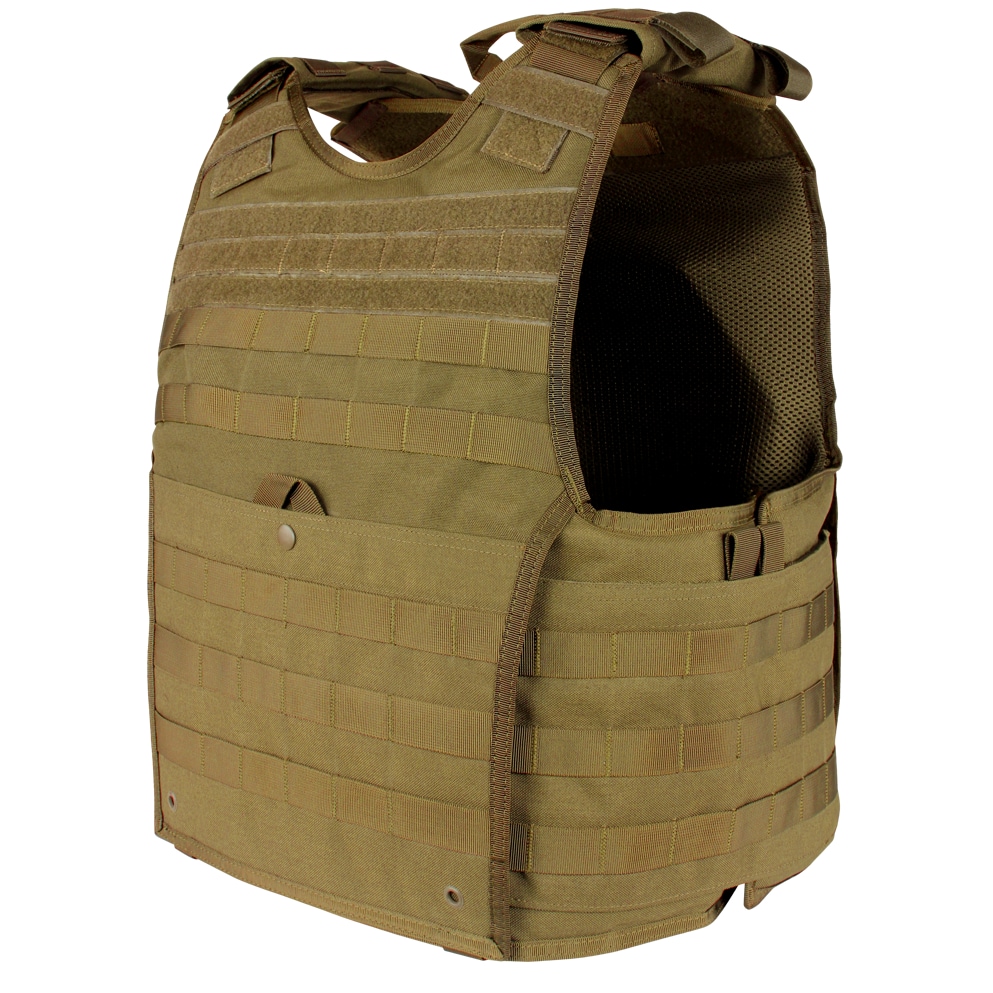 Condor Exo Gen II Tactical Plate Carrier Vest - Coyote Brown