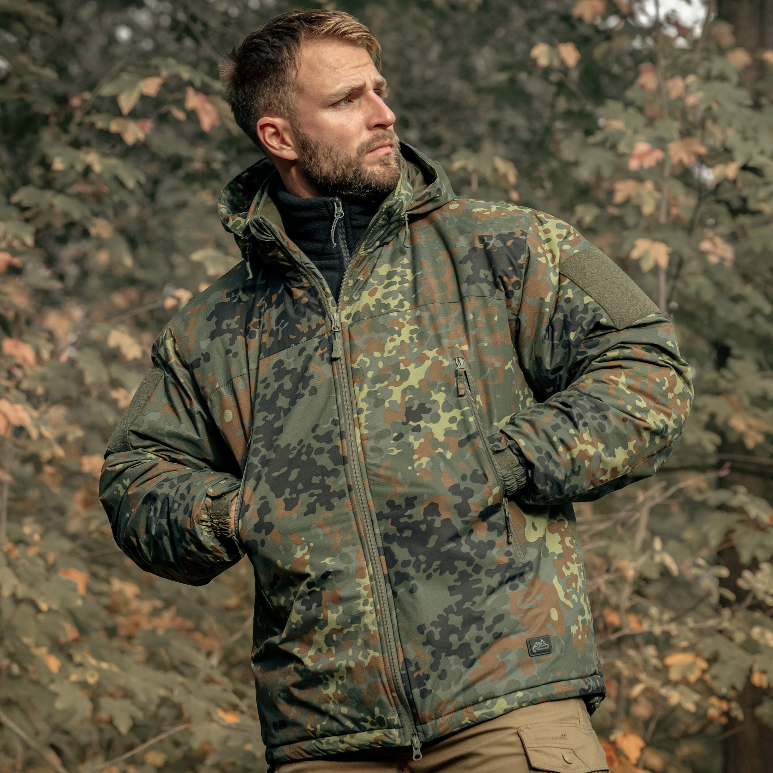 Helikon Level 7 Climashield Apex 100 g Jacket - Flecktarn 