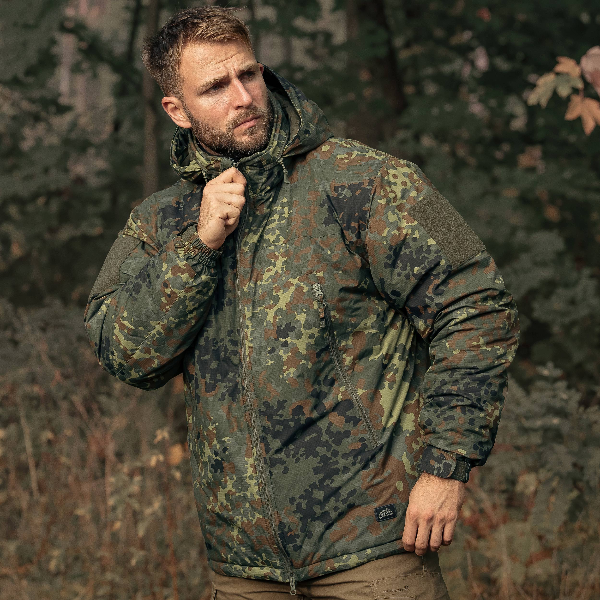 Helikon Level 7 Climashield Apex 100 g Jacket - Flecktarn 