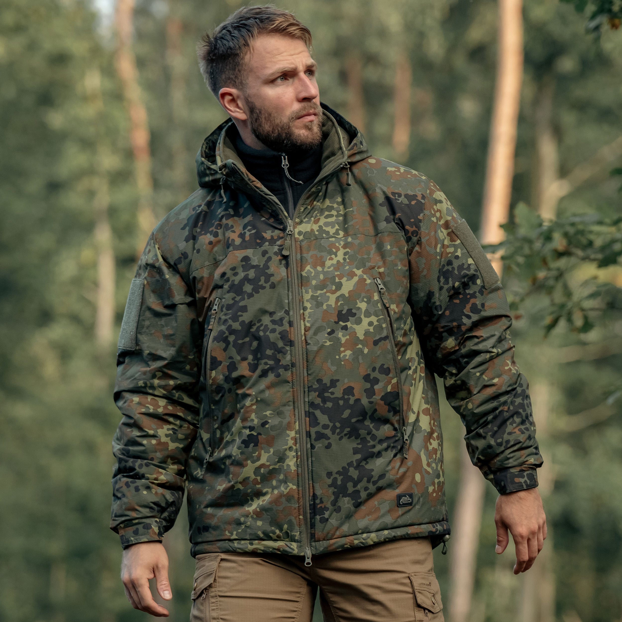 Helikon Level 7 Climashield Apex 100 g Jacket - Flecktarn 