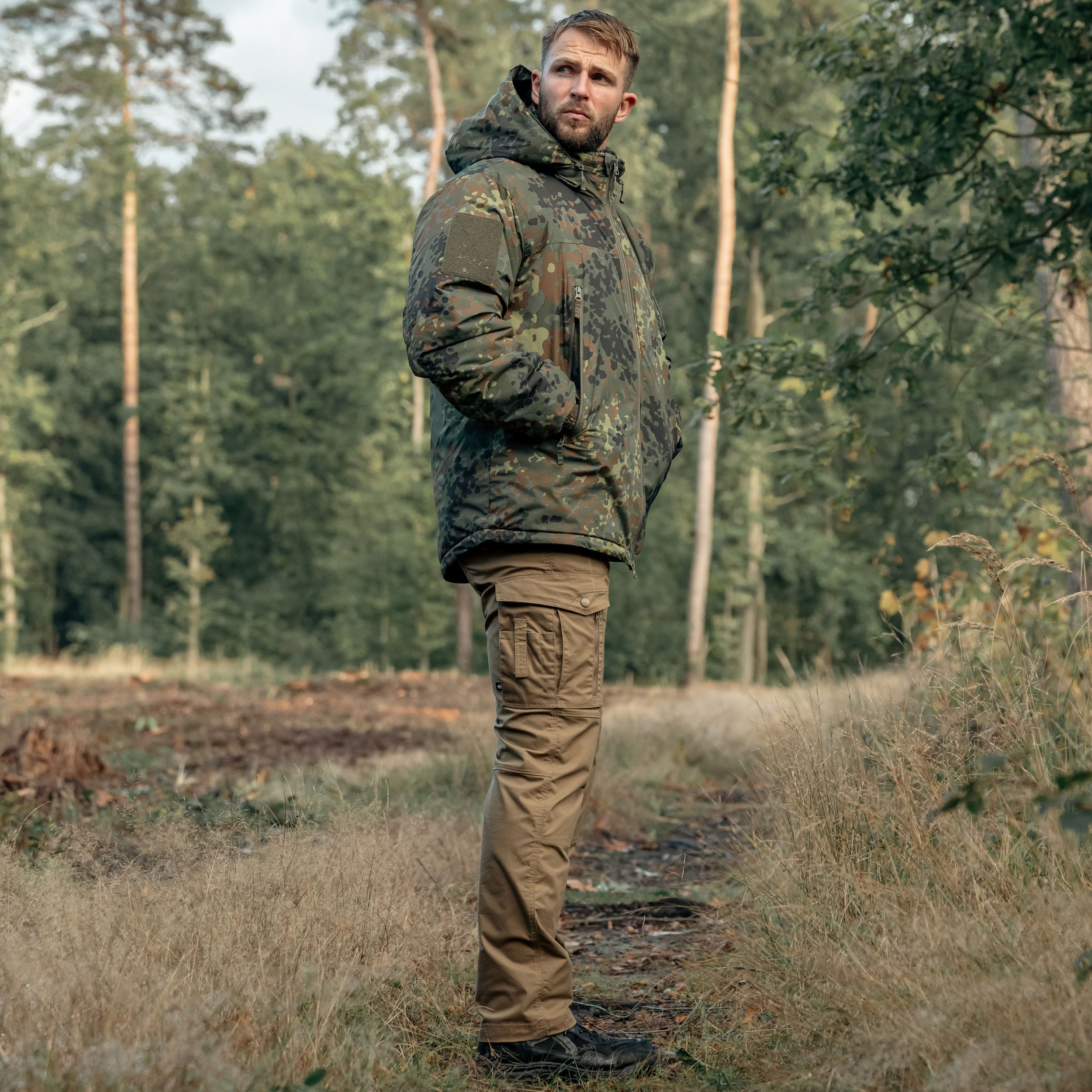 Helikon Level 7 Climashield Apex 100 g Jacket - Flecktarn 