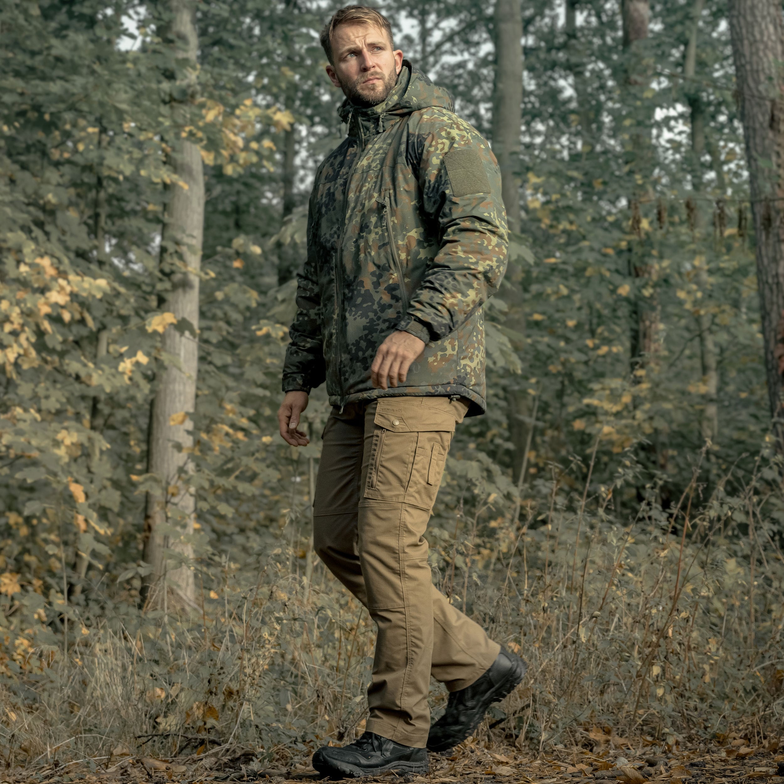 Helikon Level 7 Climashield Apex 100 g Jacket - Flecktarn 