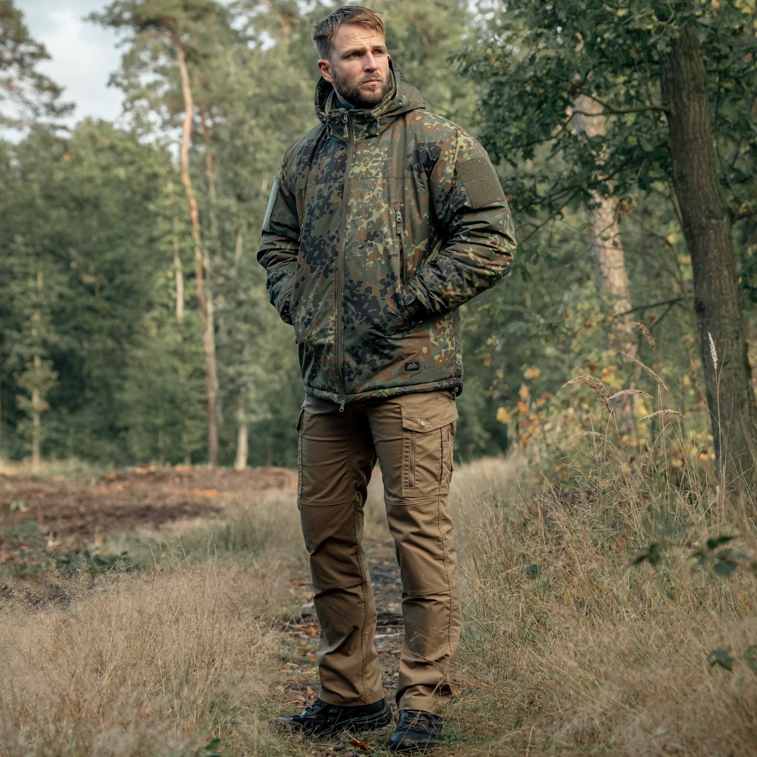 Helikon Level 7 Climashield Apex 100 g Jacket - Flecktarn 