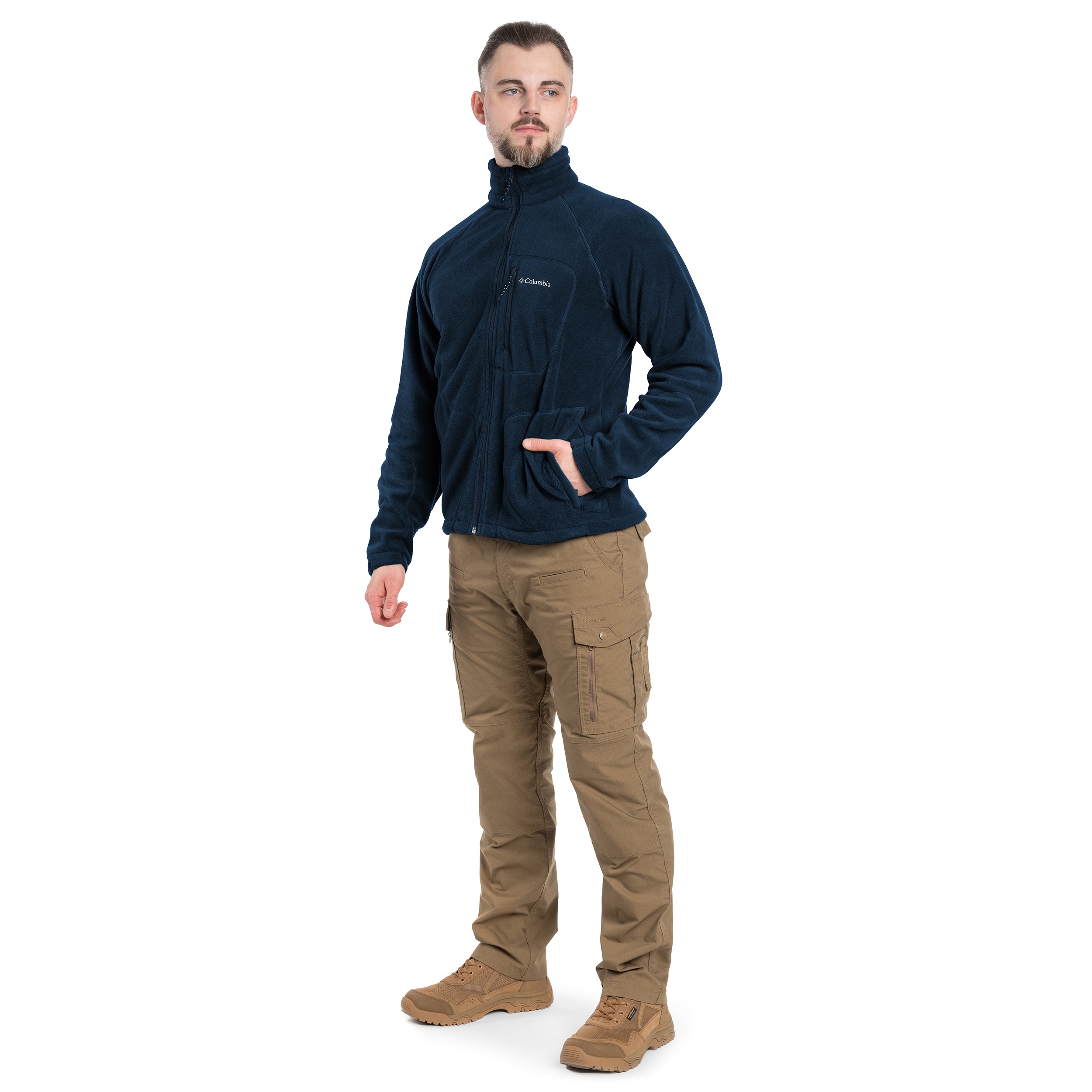 Columbia Fast Trek II Navy fleece