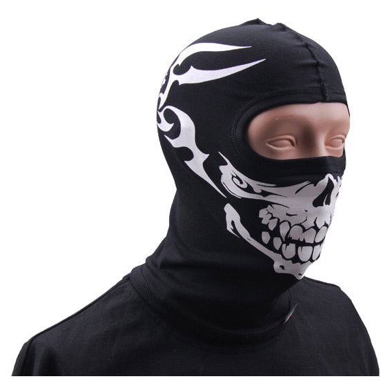 GFC Tactical Thermoactive Balaclava with Print - Black