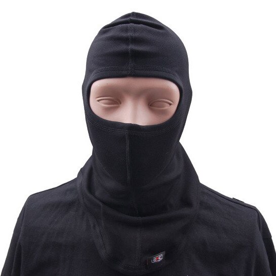 GFC Tactical Thermoactive Balaclava with Collar - Black