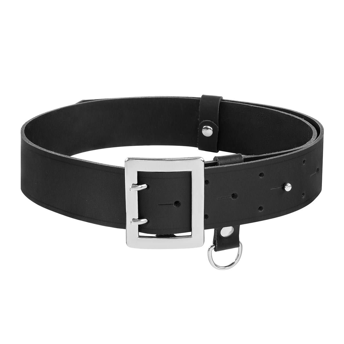 Miran officer's Leather belt - black