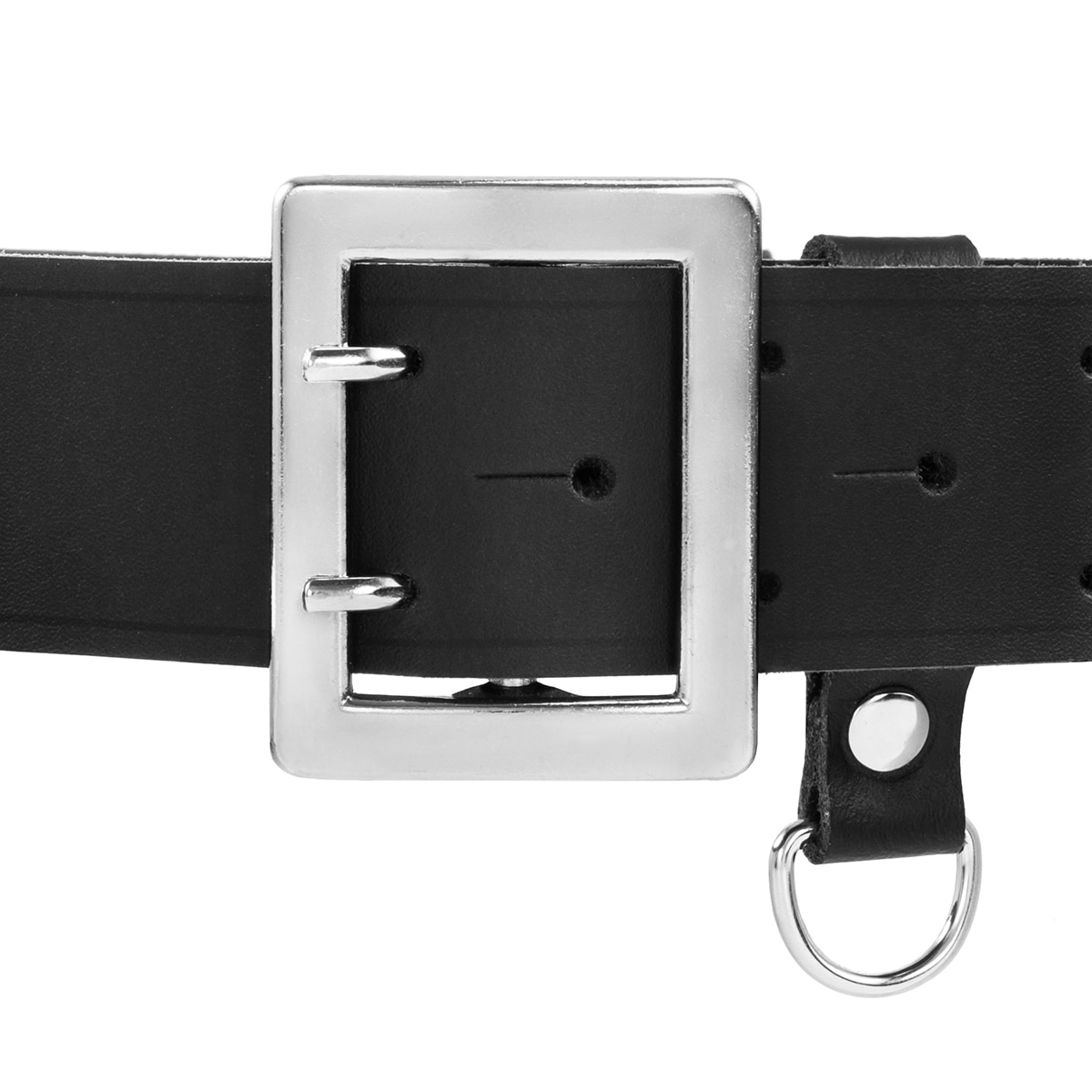 Miran officer's Leather belt - black