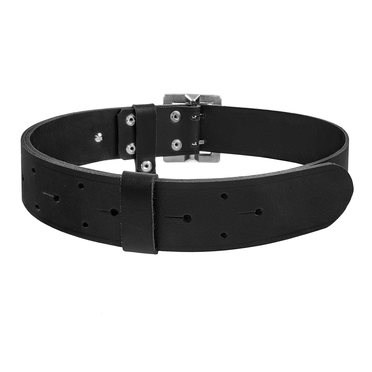 Miran officer's Leather belt - black