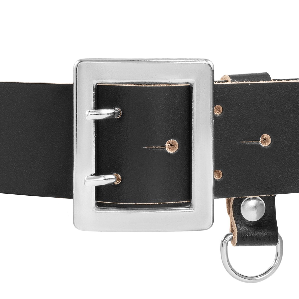 Miran officer's Leather Belt - black