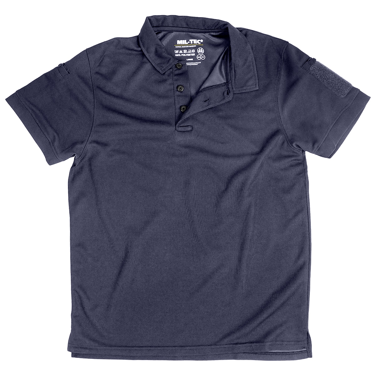 Mil-Tec Tactical Quickdry Polo Shirt - Dark Blue