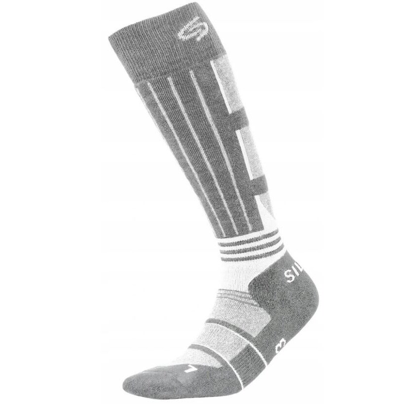 Motive Ski Silver Deo Socks - White / Graphite