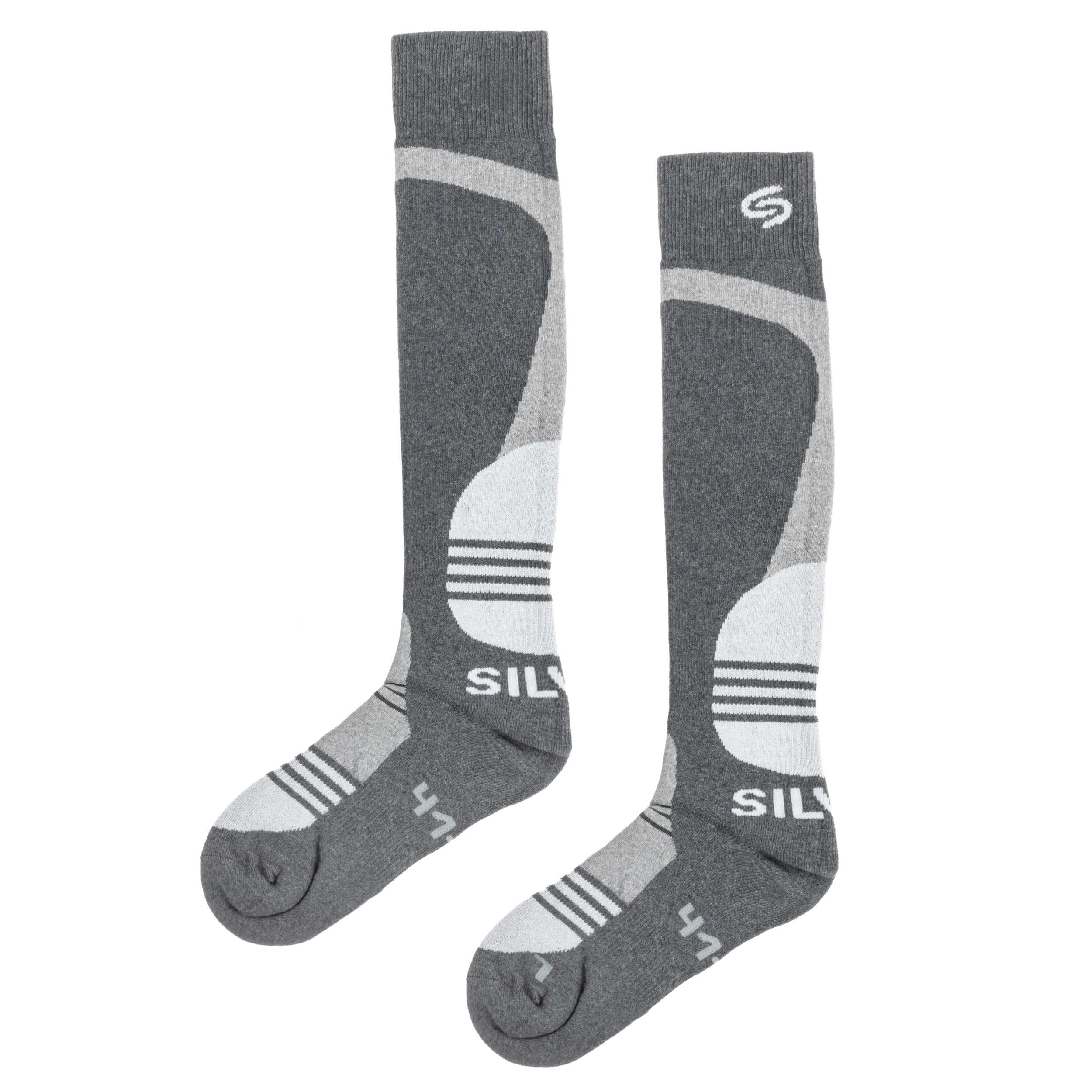 INMOVE Ski Silver Deo Socks - White / Graphite