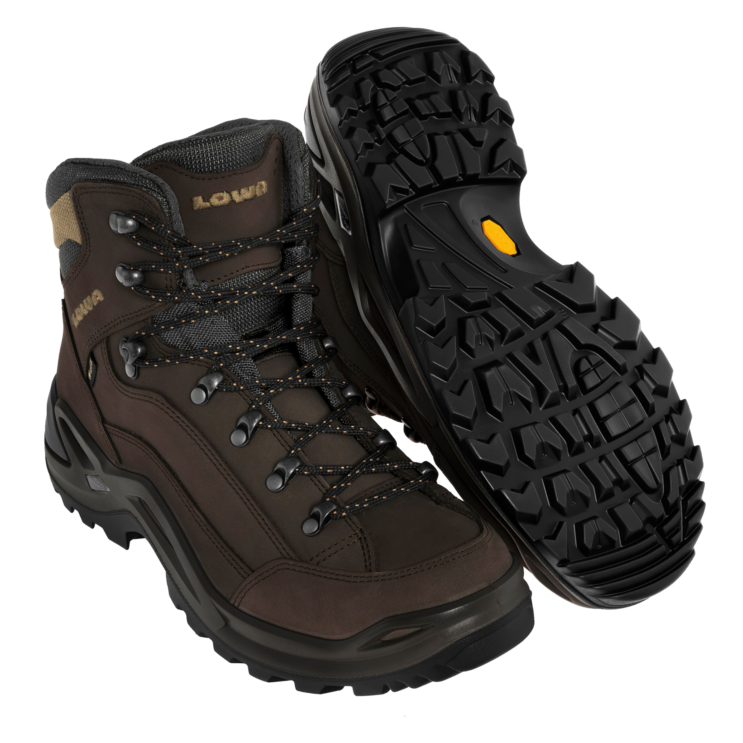 Lowa Renegade GTX MID shoes Brown Grey Buy Online MILITARY.EU Shop