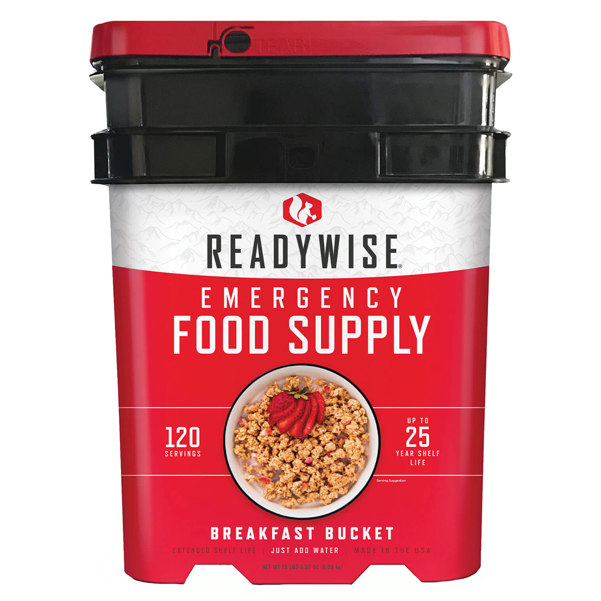 Freeze-dried food ReadyWise food package - 120 breakfast portions