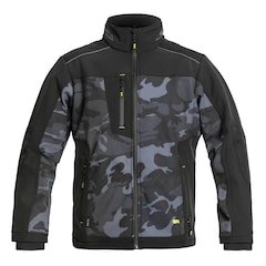 Bennon Camos Softshell jacket - Black/Grey