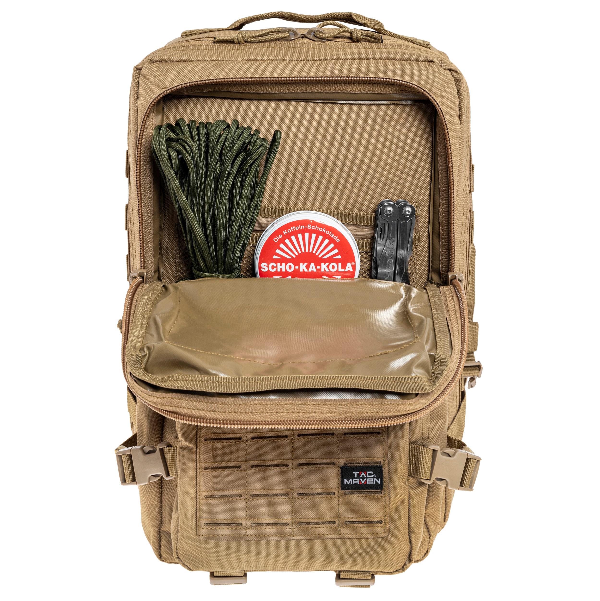 Pentagon Tac Maven Assault Laser Cut Large Backpack 51 l - Coyote