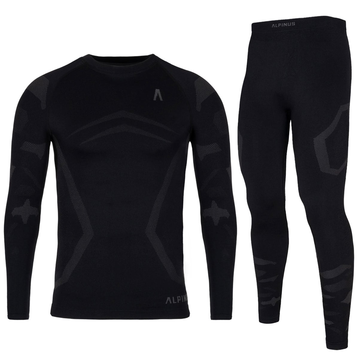 Alpinus Idre Set Thermoactive Underwear - Black