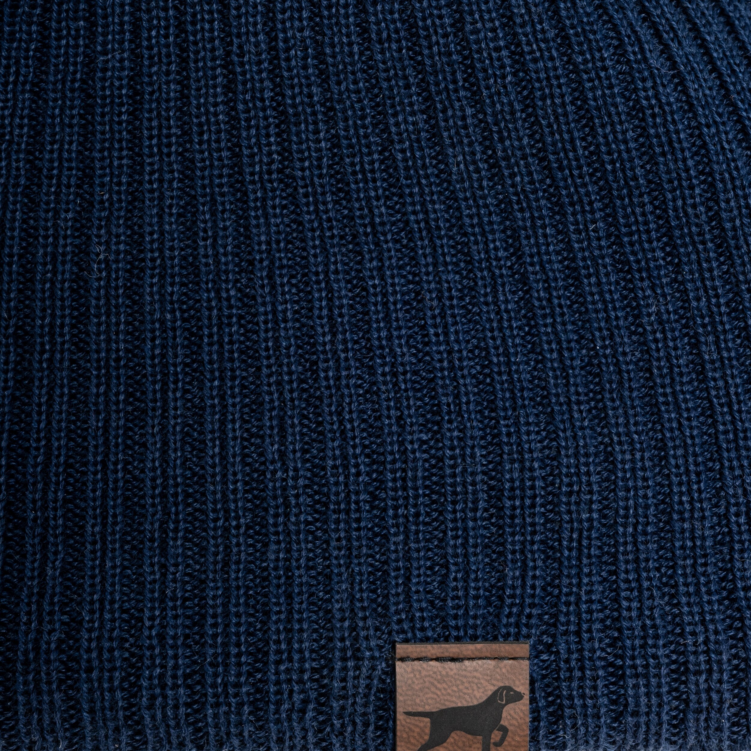 Agbo Merino Bird Winter Cap - Navy