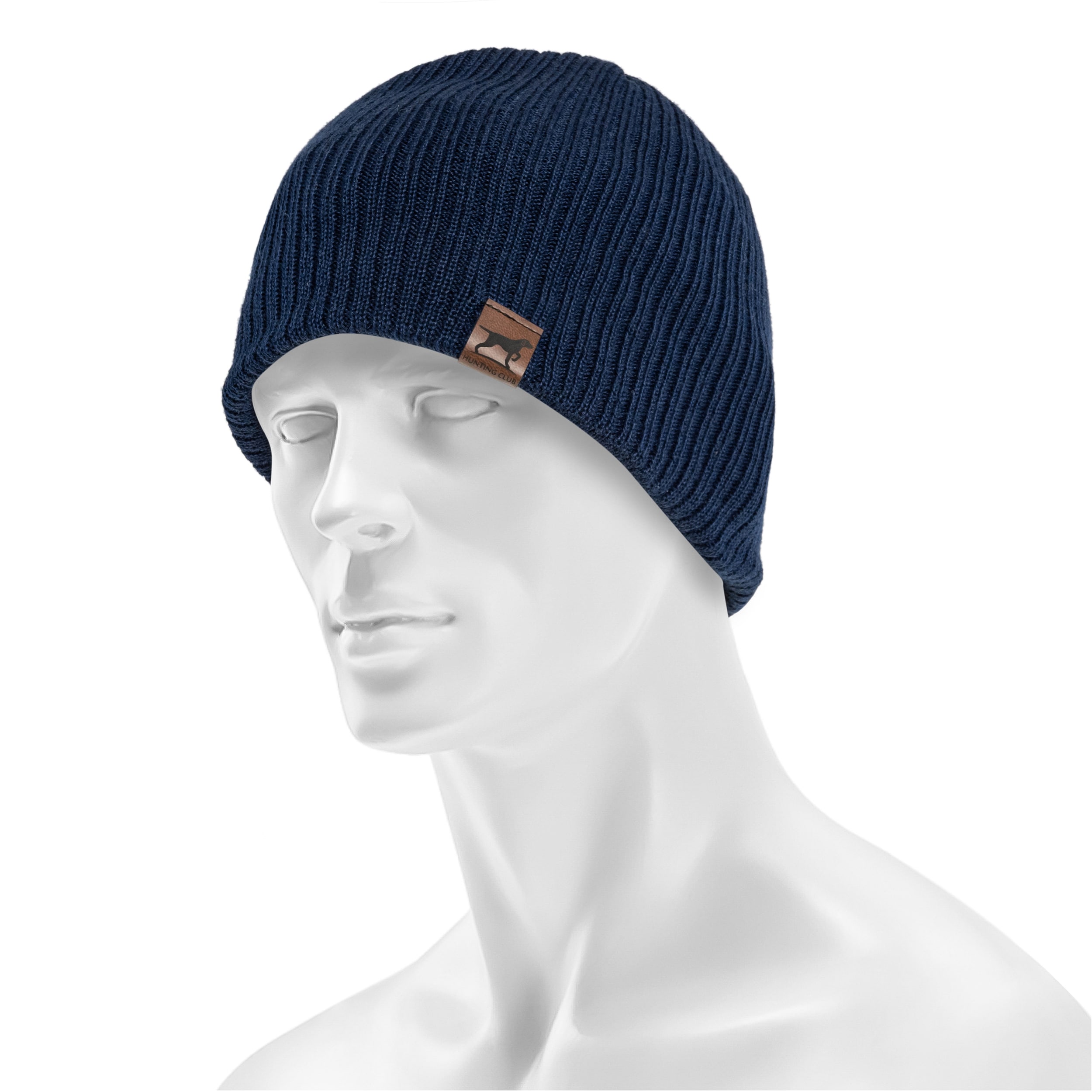 Agbo Merino Bird Winter Cap - Navy