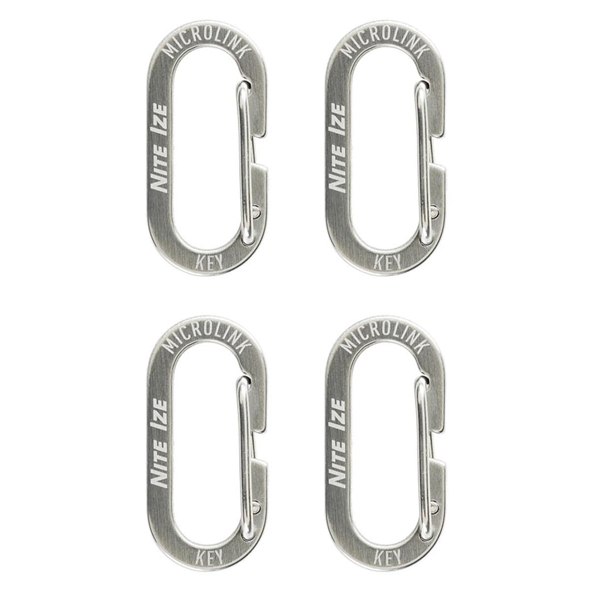 Nite Ize MicroLink carabiner - 4 pieces - Steel