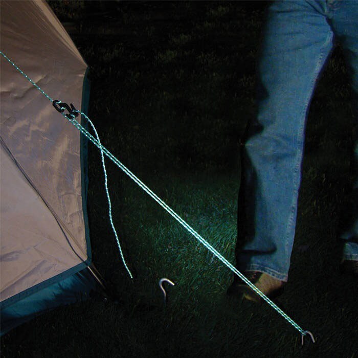 Nite Ize Figure 9 reflective tent line kit - Green - 4 pieces