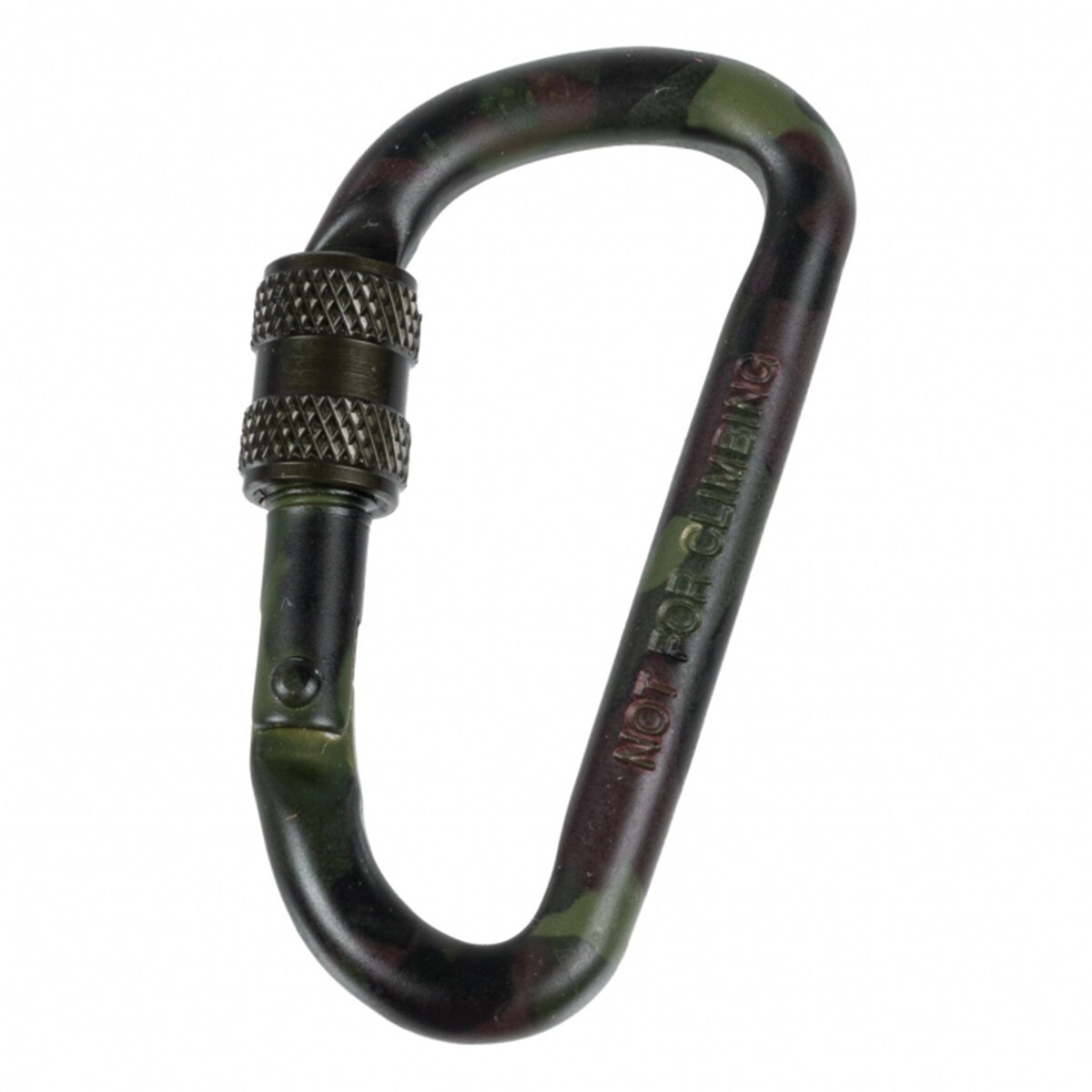 Mil-Tec aluminium Lock Carabiner 60 mm - Woodland