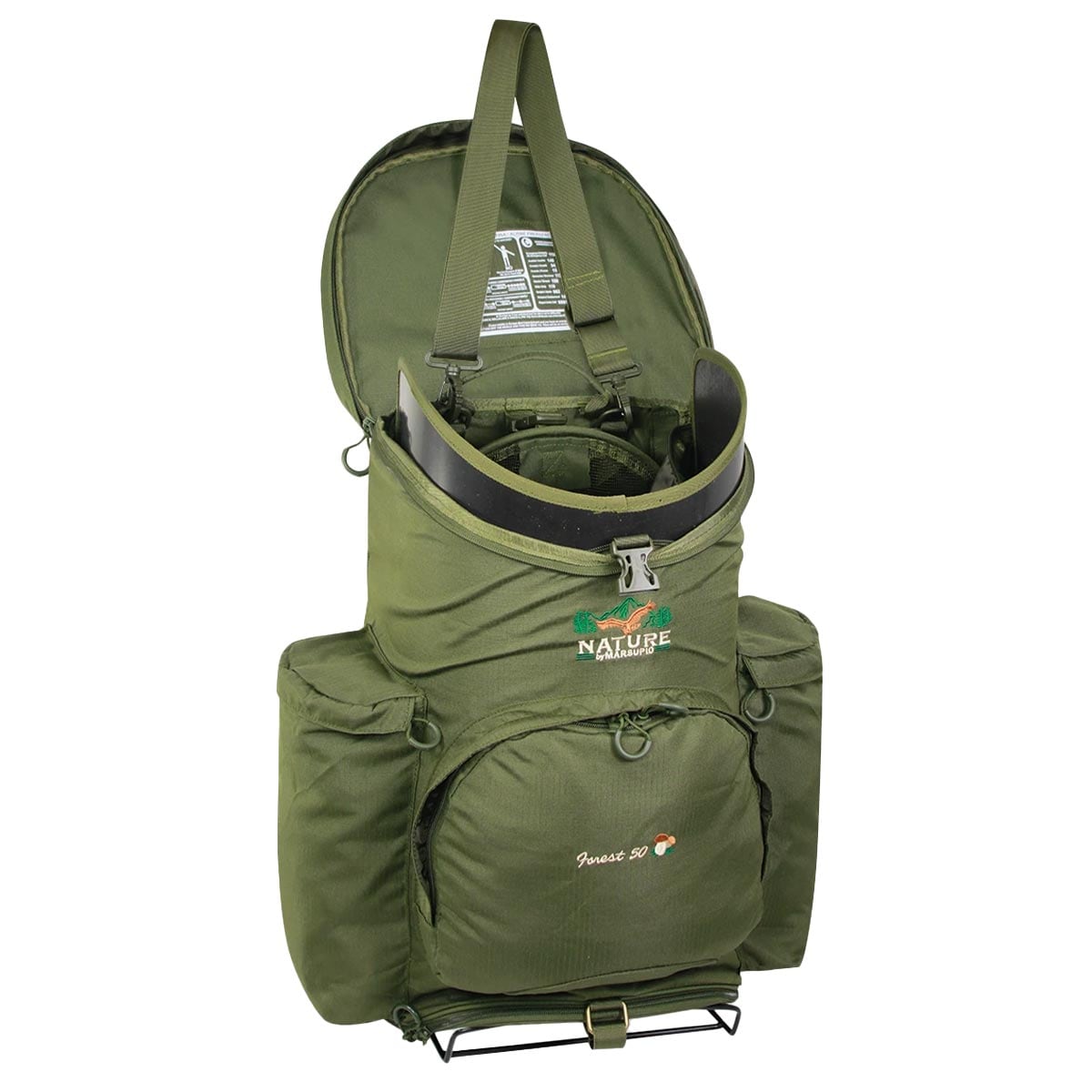 Nature by Marsupio Forest 50 RF 50 l mushroom backpack - Olive