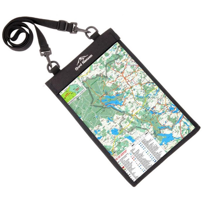 Fjord Nansen Map Holder Regular 19x30 - Black