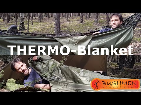 Bushmen Thermo Blanket Hammock Liner - Camo