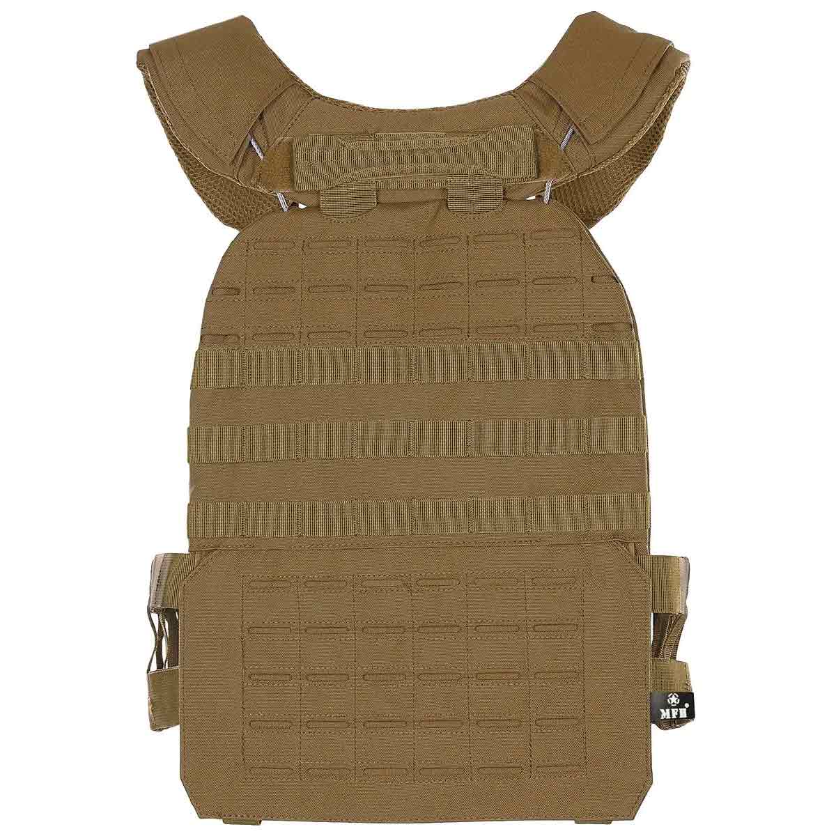 MFH Laser MOLLE tactical vest - Coyote Tan