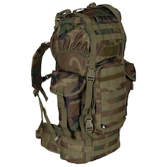 MFH BW Combat MOLLE 65 l Backpack - Woodland
