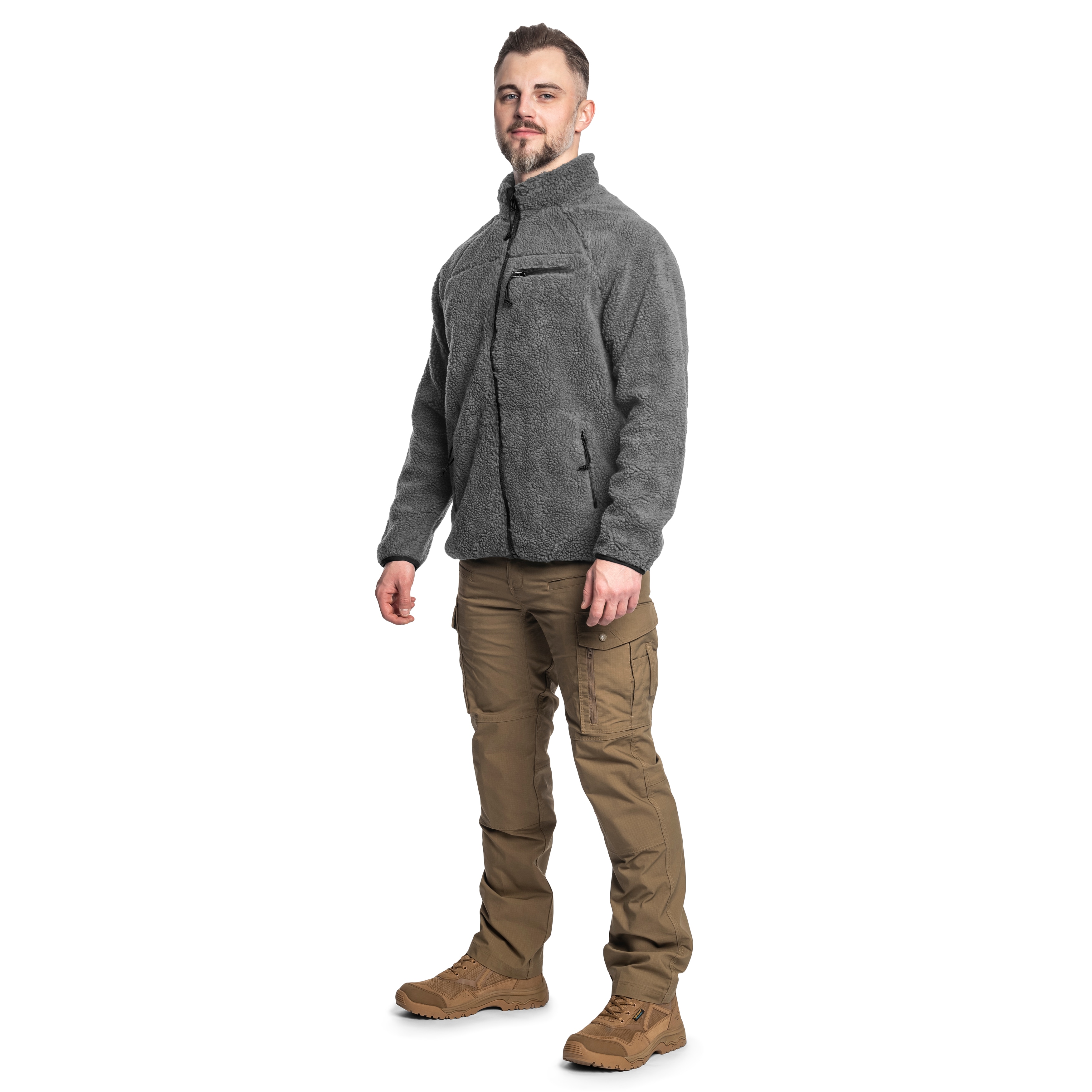 Brandit Teddyfleece Jacket - Anthracite