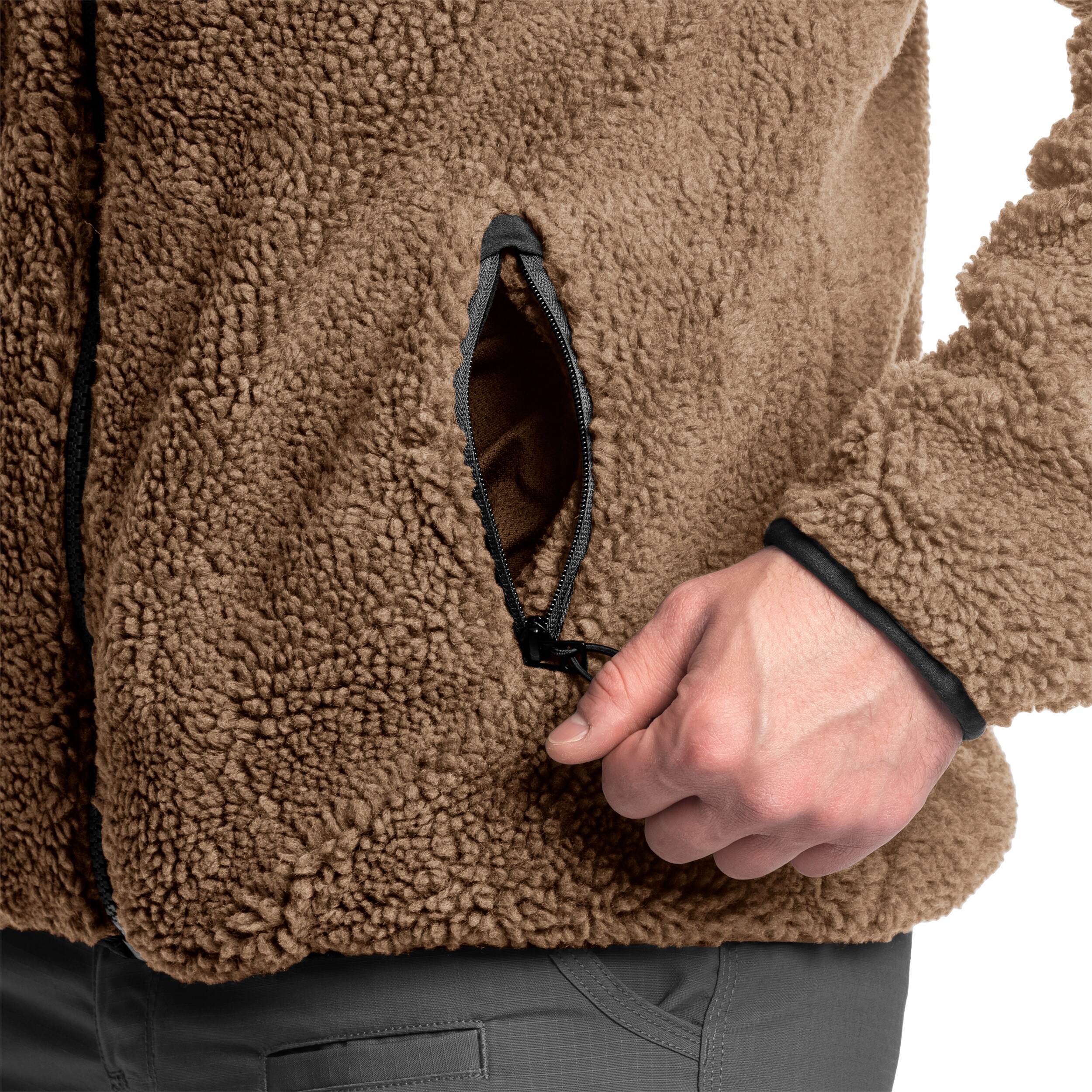 Brandit Teddyfleece Jacket - Coyote