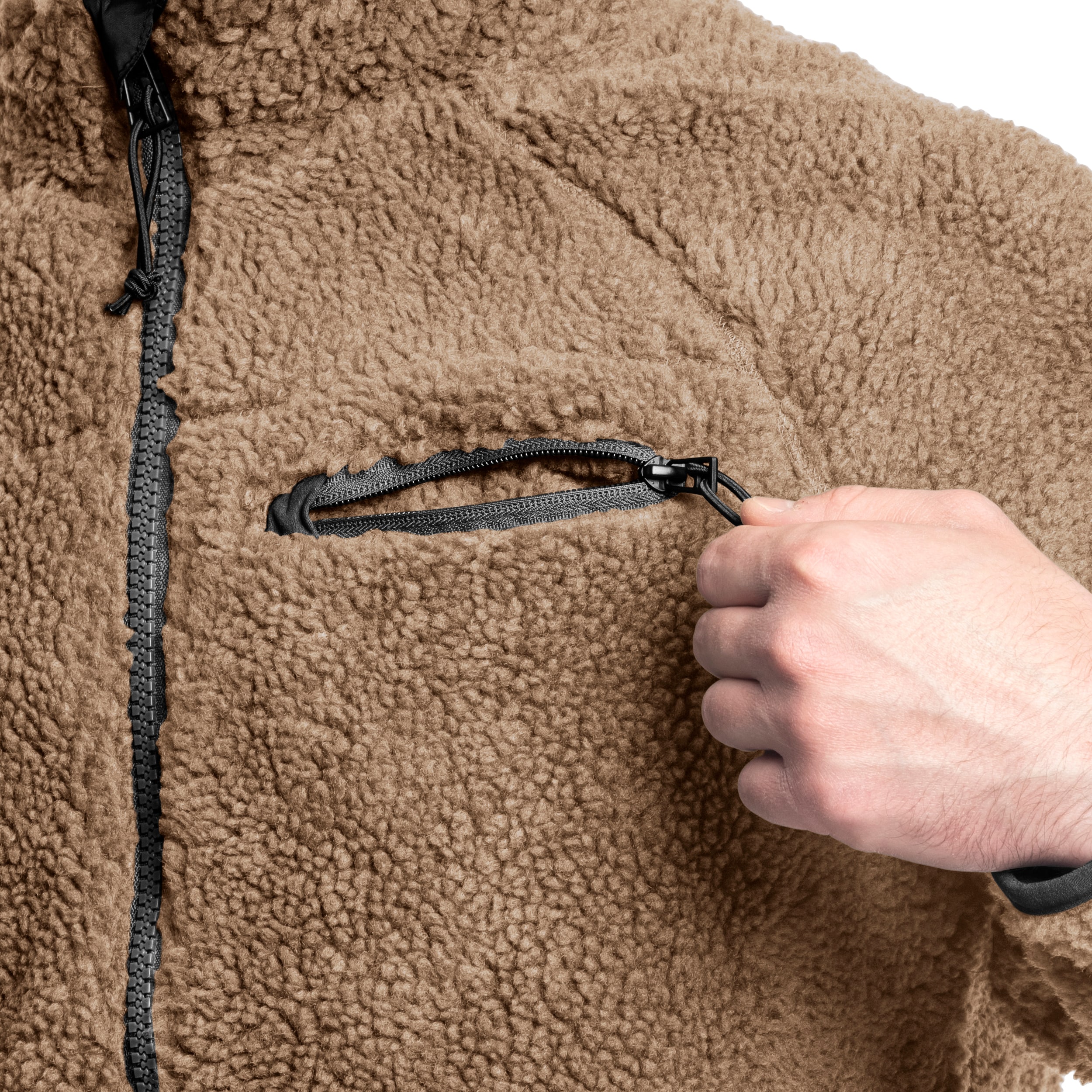 Brandit Teddyfleece Jacket - Coyote