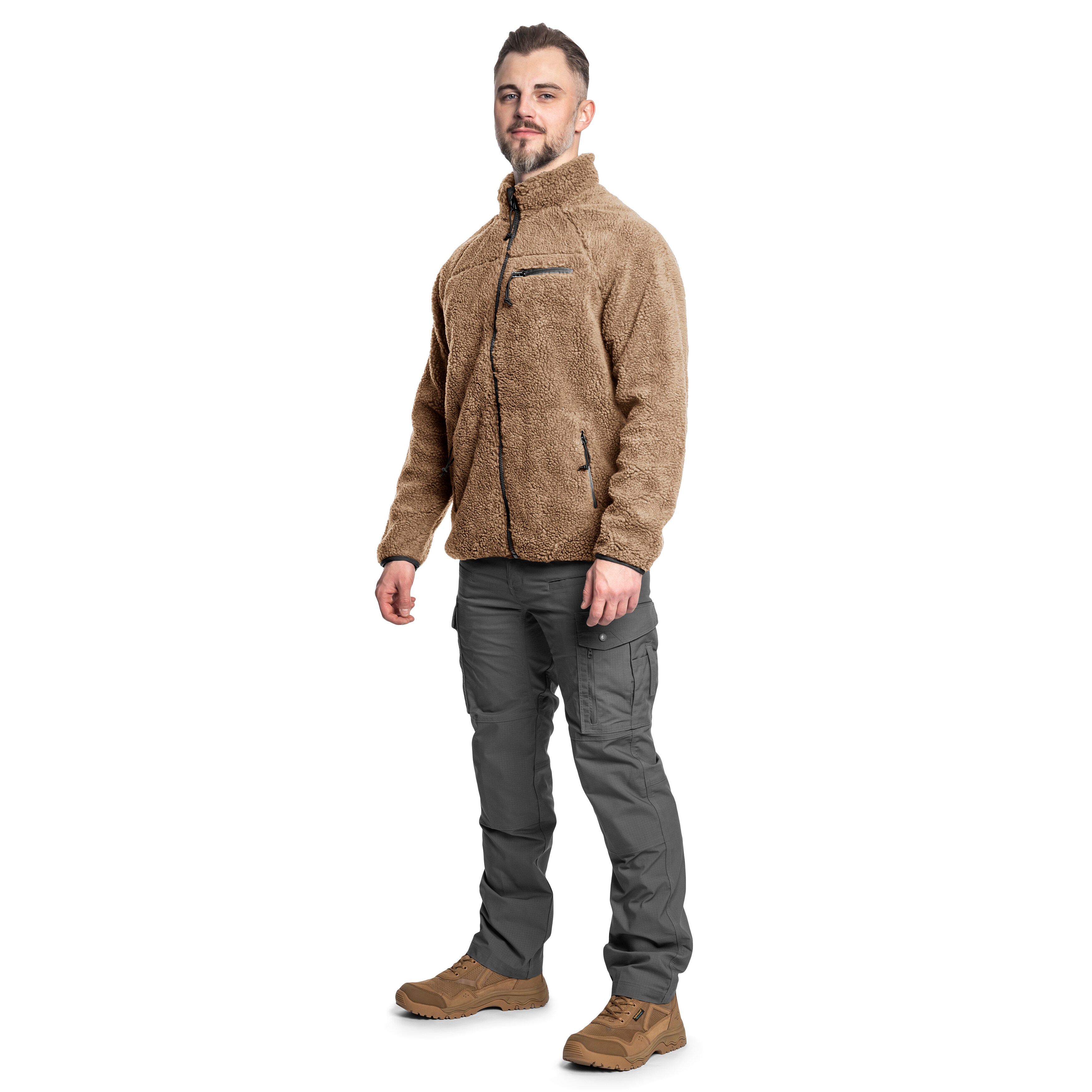 Brandit Teddyfleece Jacket - Coyote