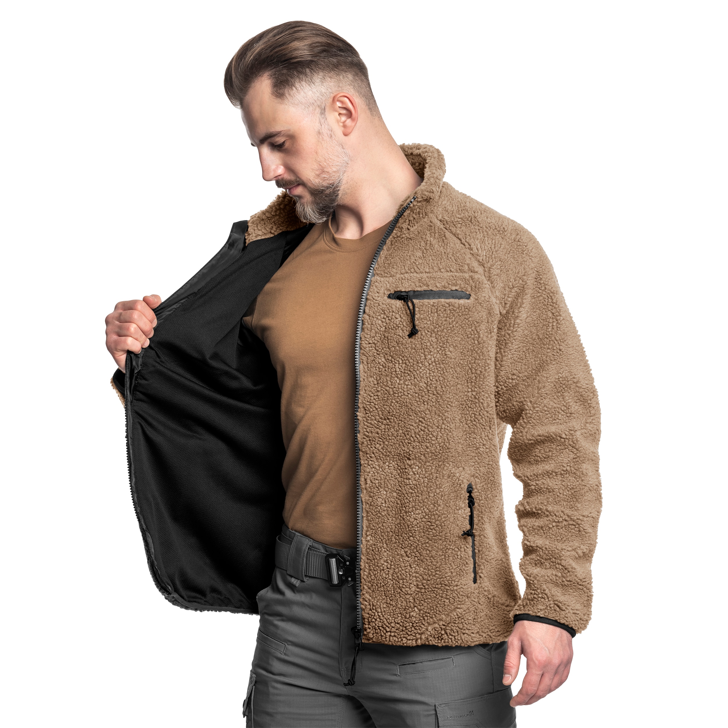 Brandit Teddyfleece Jacket - Coyote