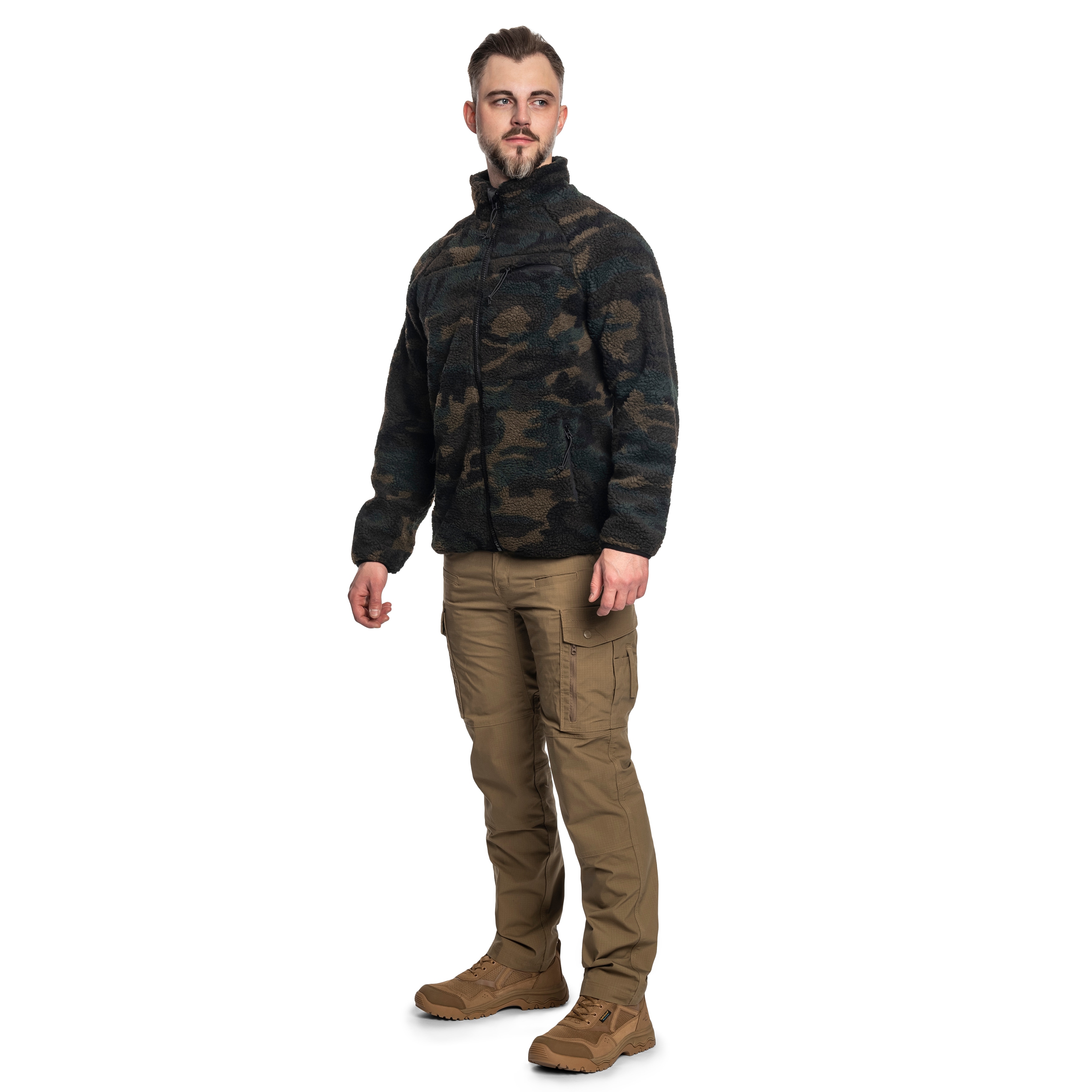 Brandit Teddyfleece Jacket - Woodland