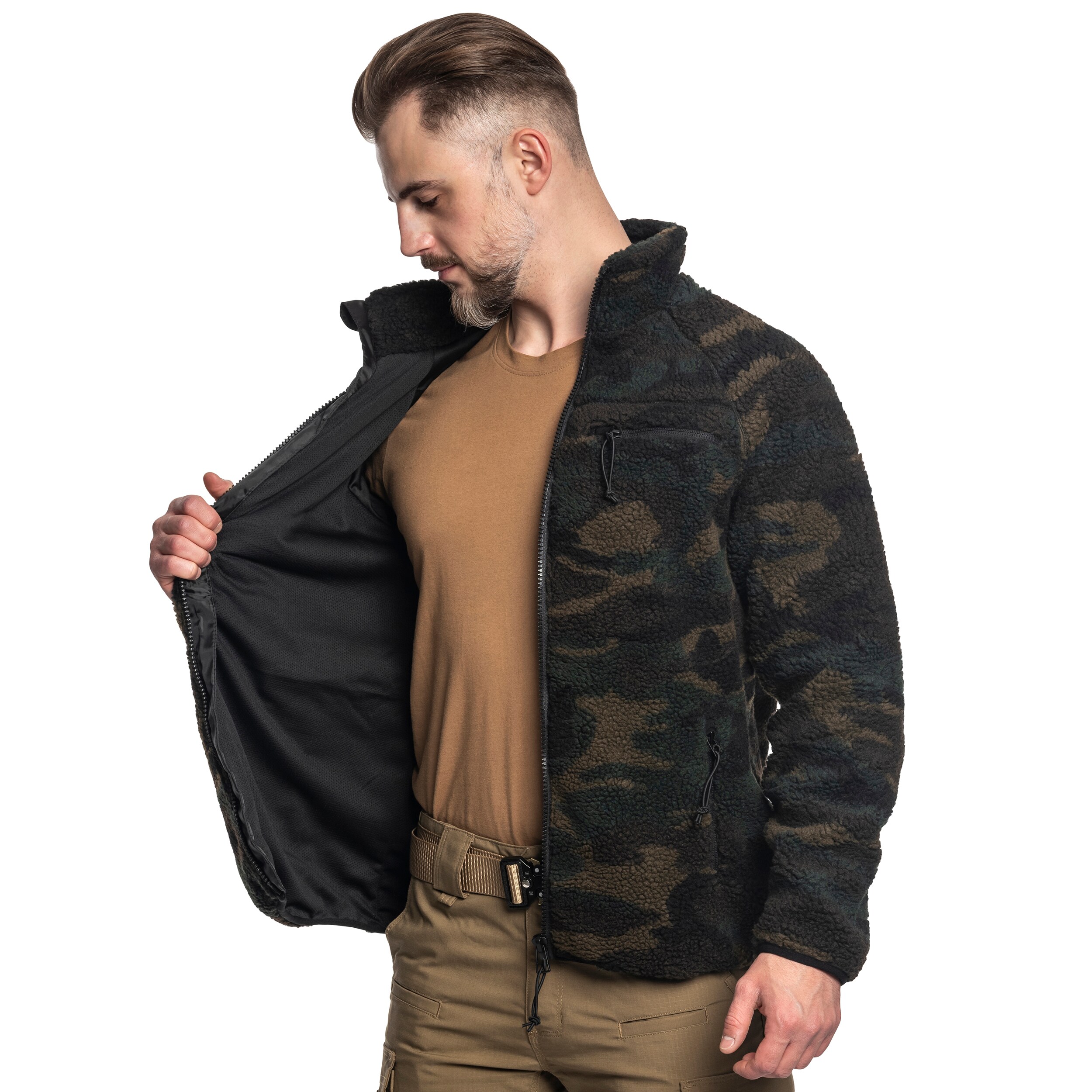 Brandit Teddyfleece Jacket - Woodland