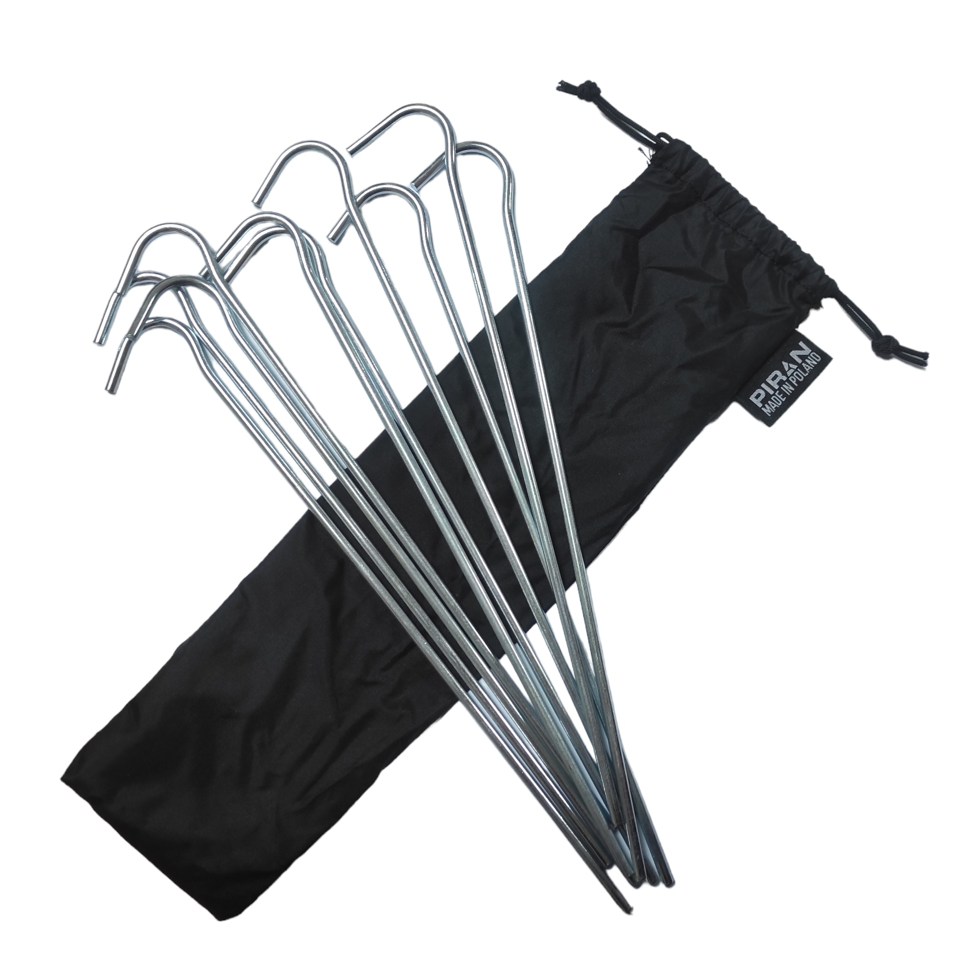 Piran 26 cm tent pins with bag - 10 pieces