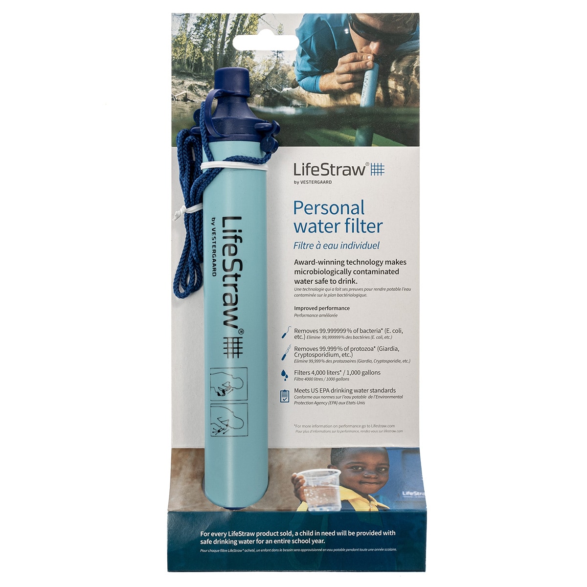 LifeStraw Personal Water Filter - Blue